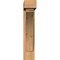 Ekena Millwork Thorton Block Smooth Bracket w/ Offset Brace, Western Red Cedar, 5 1/2"W x 20"D x 28"H BKT0604X20X28THR05SWR - alternate 3